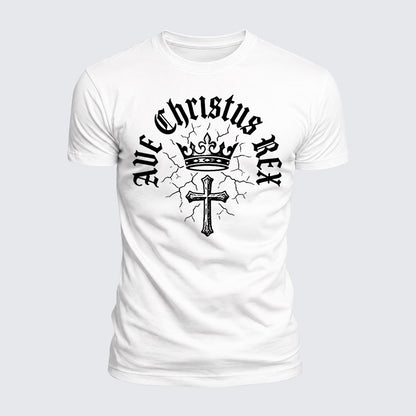 Luxe Mercerized Cotton Tee - Ave Christus Rex