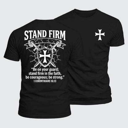Luxe Mercerized Cotton Tee - Stand Firm