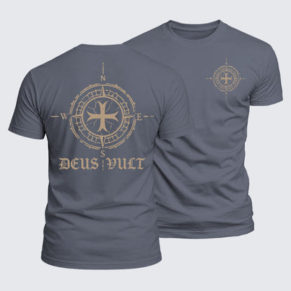 Luxe Mercerized Cotton Tee -  Deus Vult