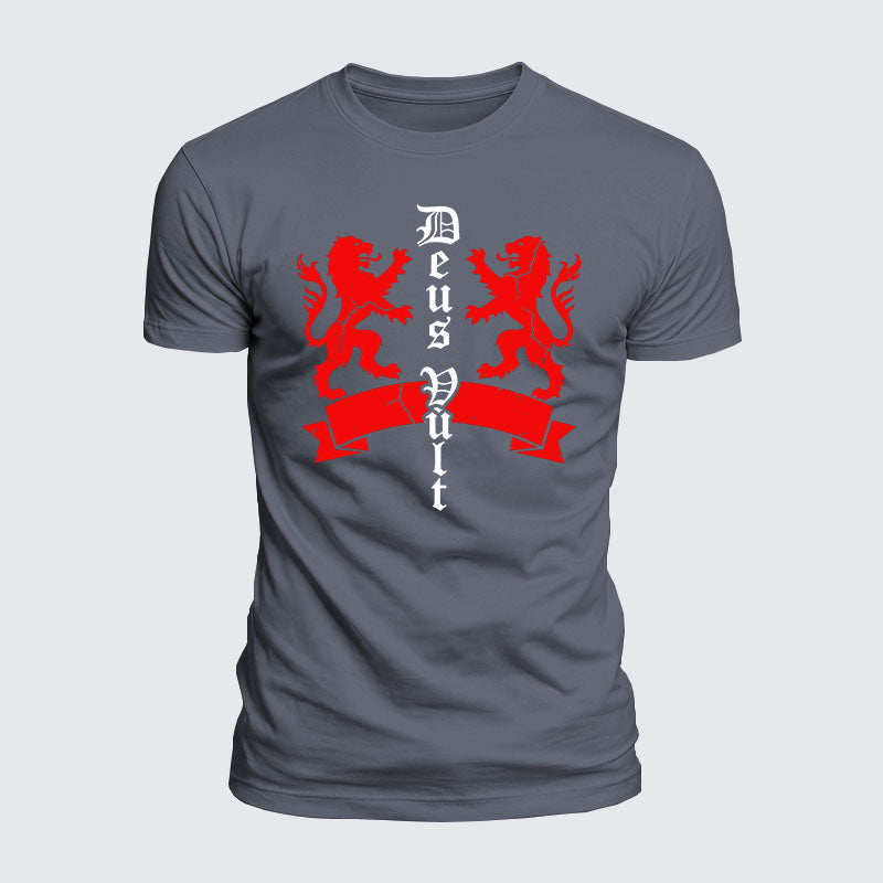 Luxe Mercerized Cotton Tee - Deus Vult