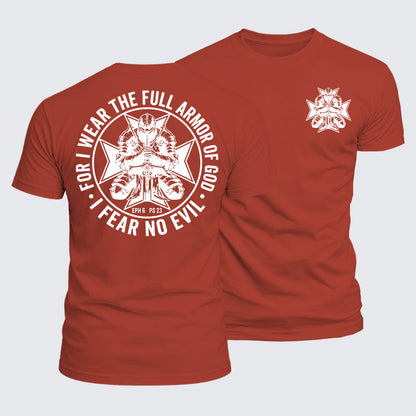 Luxe Mercerized Cotton Tee - Fear No Evil