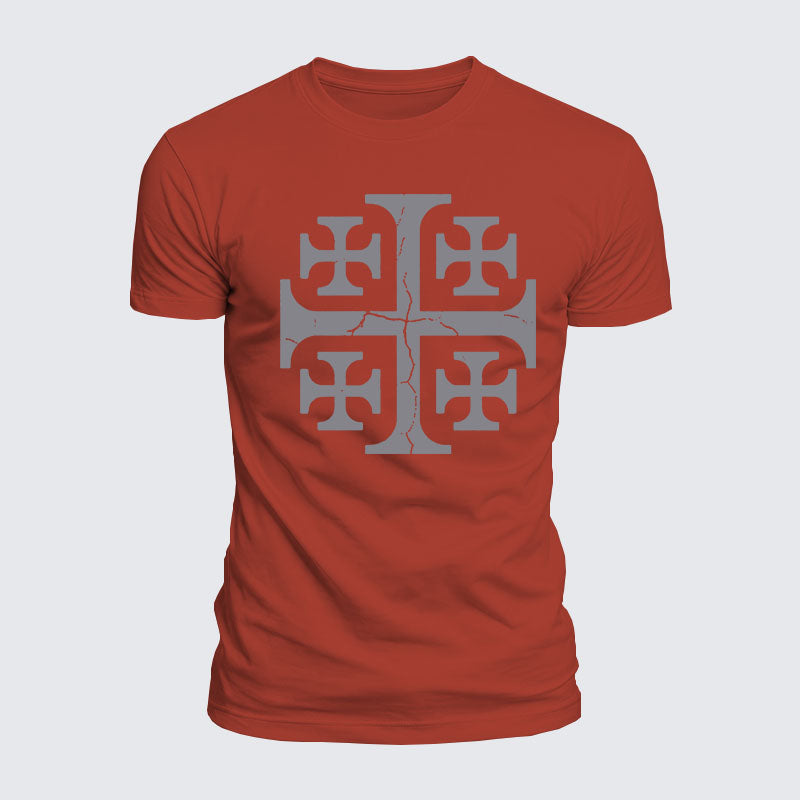 Luxe Mercerized Cotton Tee - Deus Vult
