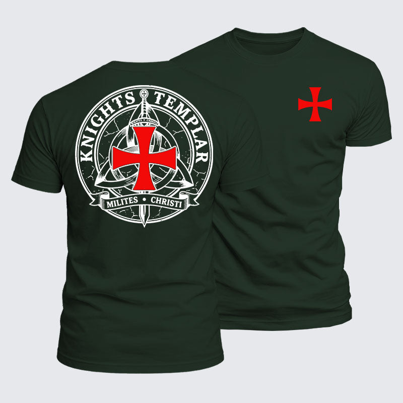 Luxe Mercerized Cotton Tee - Milites Christi Knights Templar