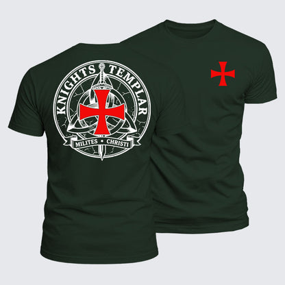 Luxe Mercerized Cotton Tee - Milites Christi Knights Templar