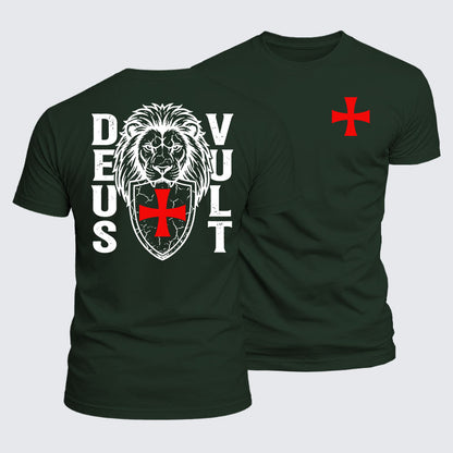 Luxe Mercerized Cotton Tee - Deus Vult