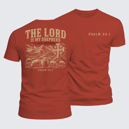 Luxe Mercerized Cotton Tee -  The Lord Is My Shepherd