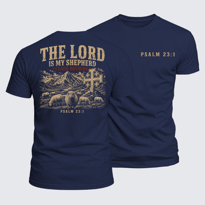 Luxe Mercerized Cotton Tee -  The Lord Is My Shepherd