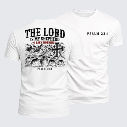 Luxe Mercerized Cotton Tee -  The Lord Is My Shepherd