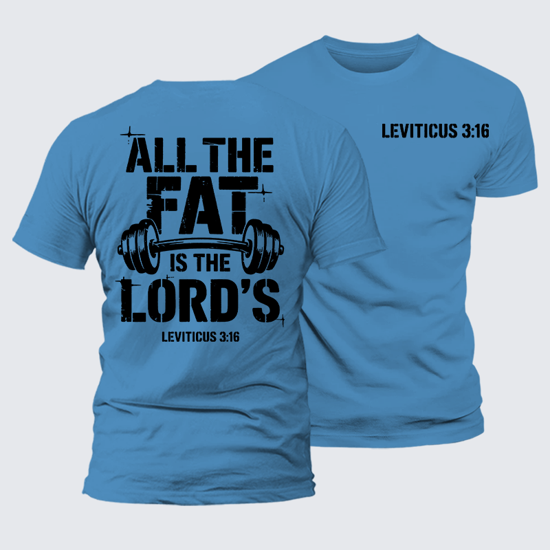 Luxe Mercerized Cotton Tee - All The Fat Is The Lord's