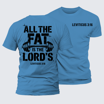Luxe Mercerized Cotton Tee - All The Fat Is The Lord's