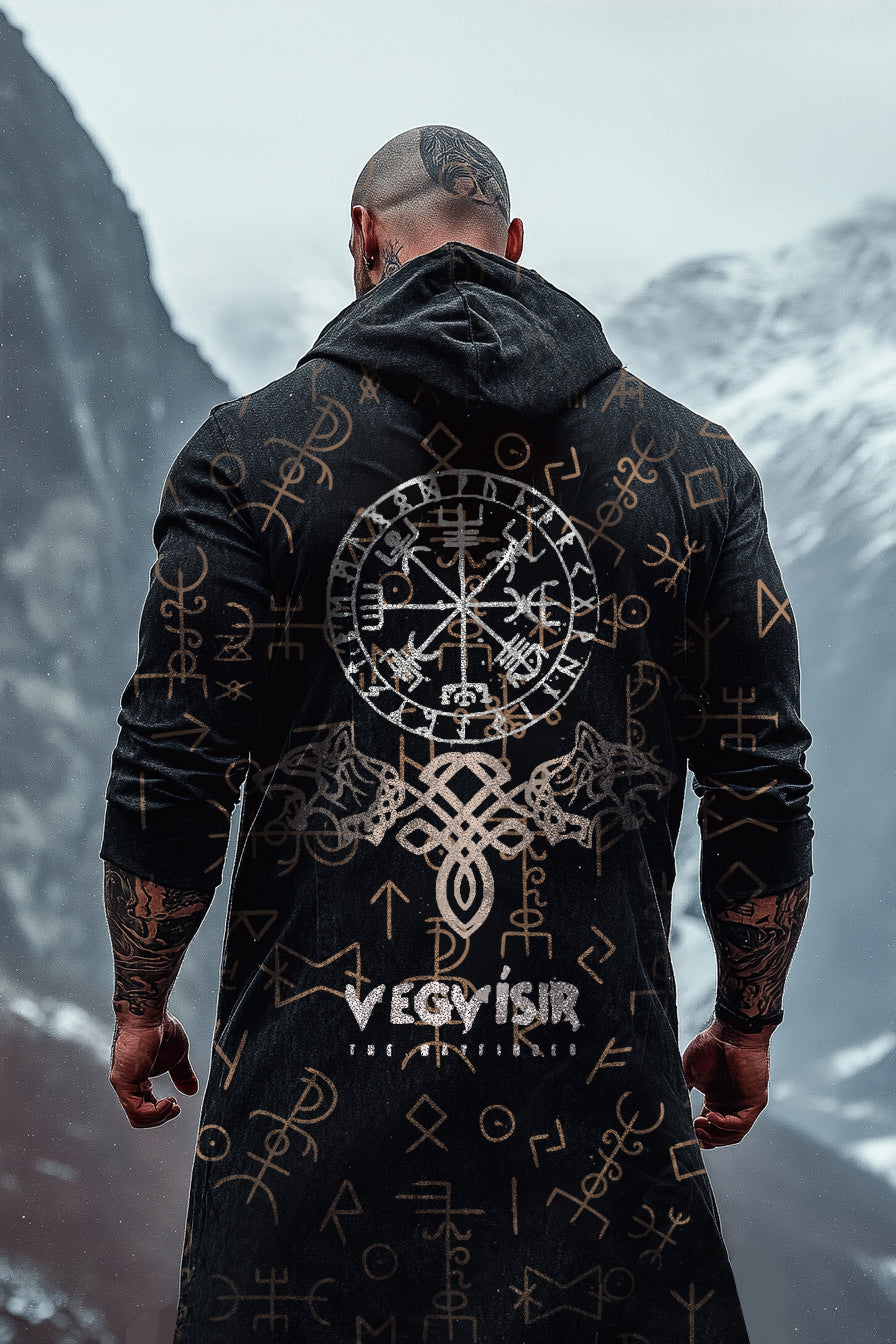 Viking Scandinavian style totem casual jacket