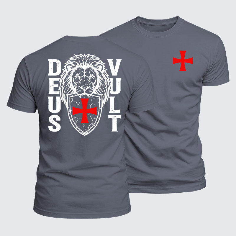Luxe Mercerized Cotton Tee - Deus Vult