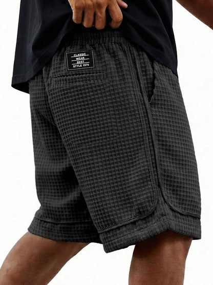 The Waffle Essential Shorts | Textured Relaxed Fit Leisurewear