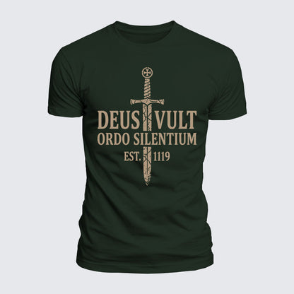 Luxe Mercerized Cotton Tee - Deus Vult
