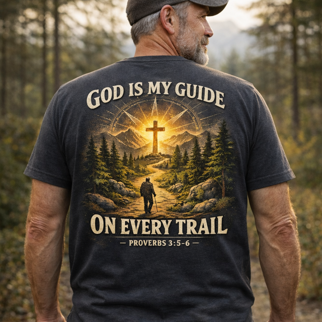 God Is My Guide On Every Trail T-Shirt