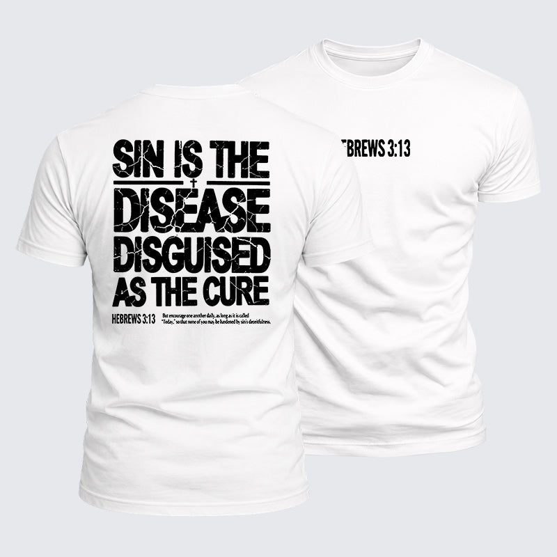 Luxe Mercerized Cotton Tee - Sin Is The Disease