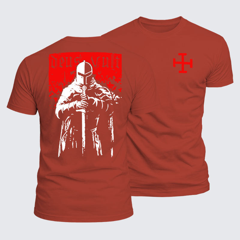 Luxe Mercerized Cotton Tee - Deus Vult