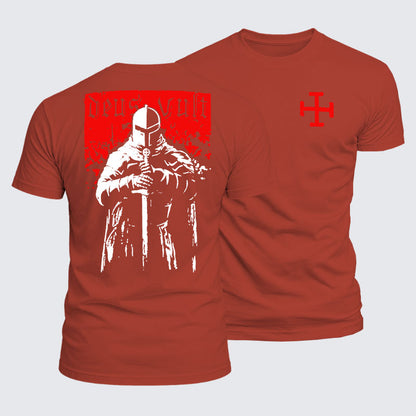Luxe Mercerized Cotton Tee - Deus Vult