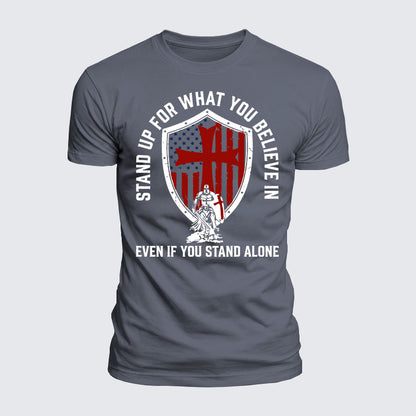 Luxe Mercerized Cotton Tee - Stand Up For What You Believe
