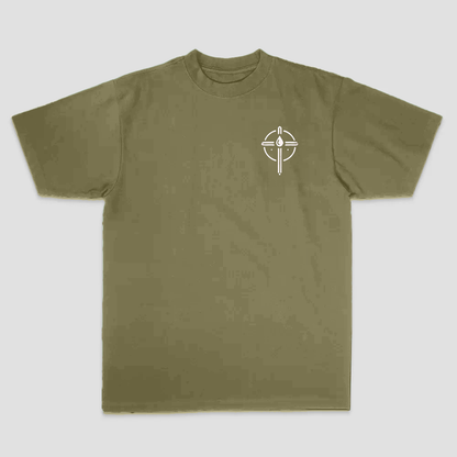 No Weapon Formed Against Me Shall Prosper Printed Men's T-shirt