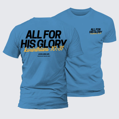Luxe Mercerized Cotton Tee - All For His Glory