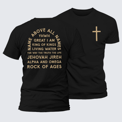 Luxe Mercerized Cotton Tee - Name Above All Names