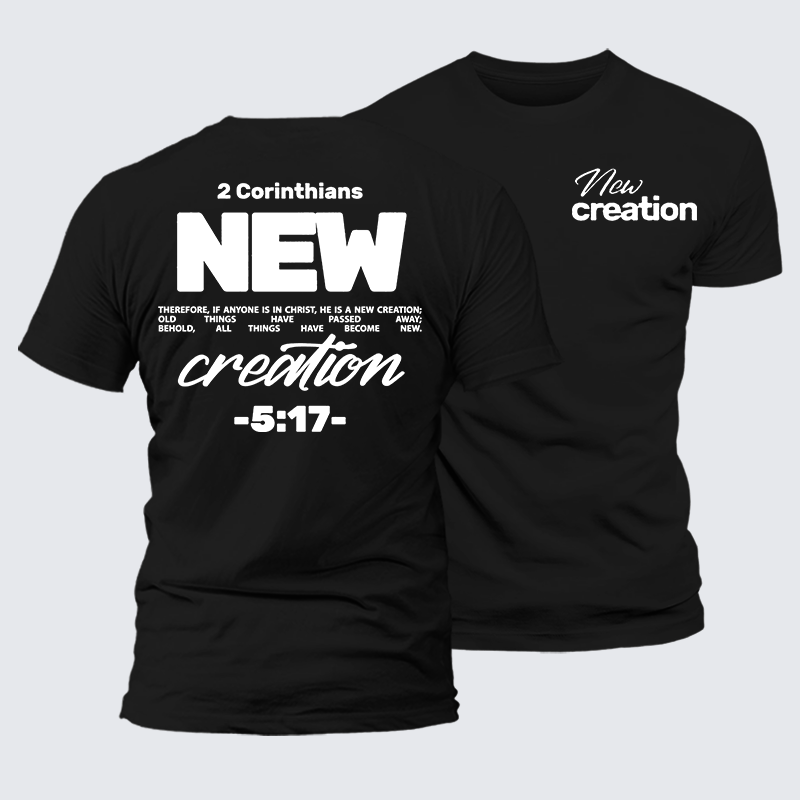 Luxe Mercerized Cotton Tee - New Creation