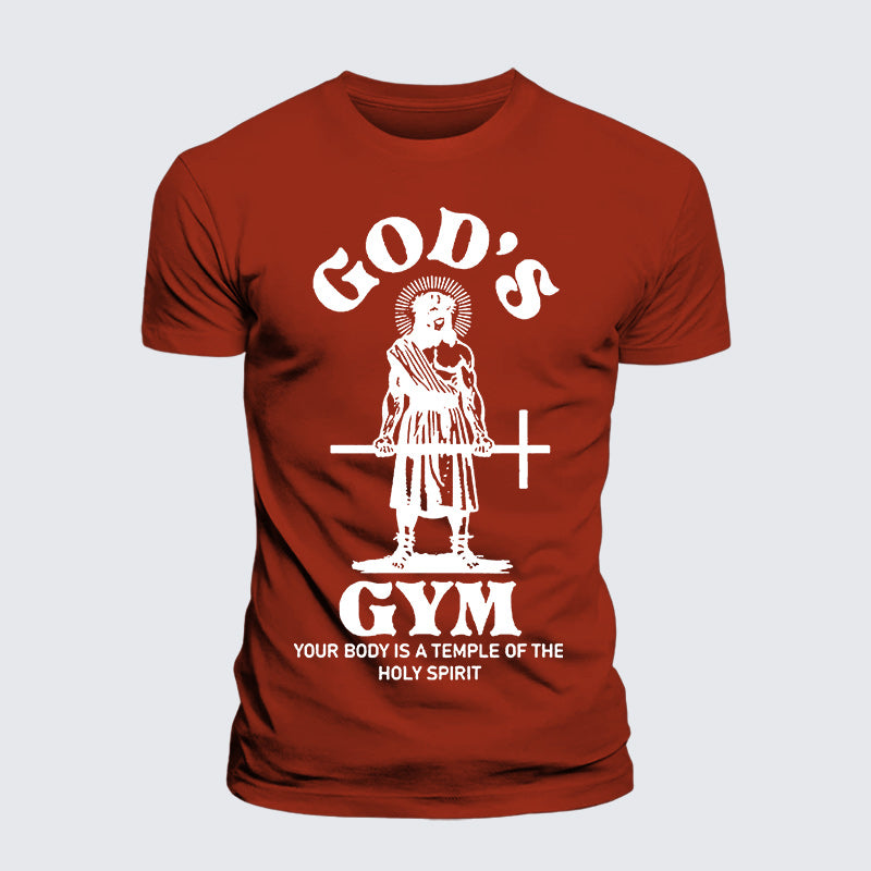 Luxe Mercerized Cotton Tee - Your Body Is A Temple Of The Holy Spirit
