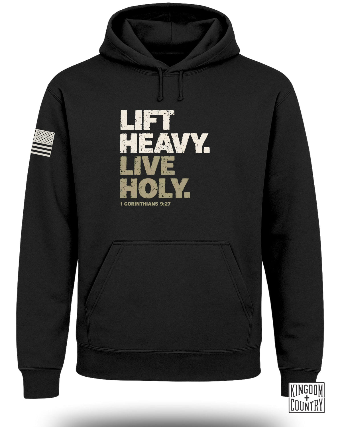 Lift Heavy Live Holy Hoodie