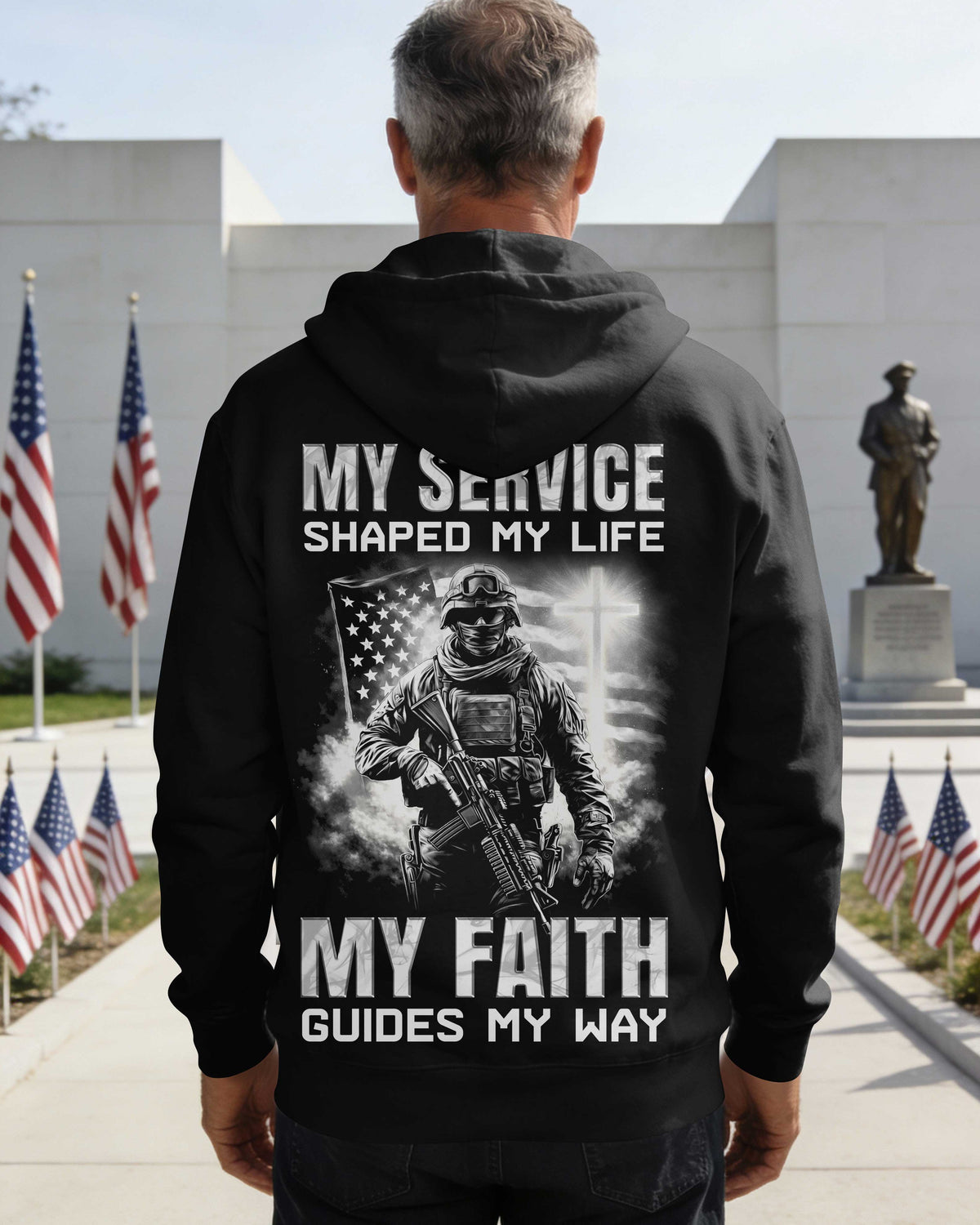 My Service Shaped My Life My Faith Guides My Way Hoodie