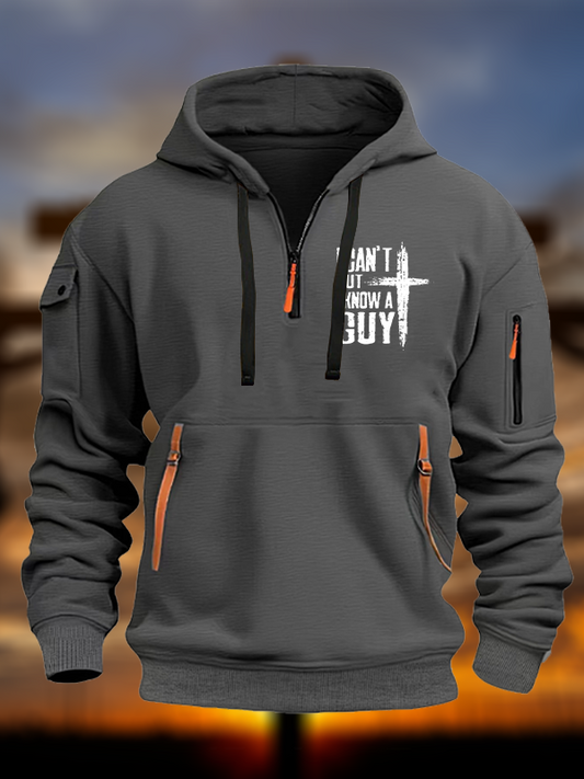 I Can't But I Know A Guy Jesus God Christian Zipper Hoodies