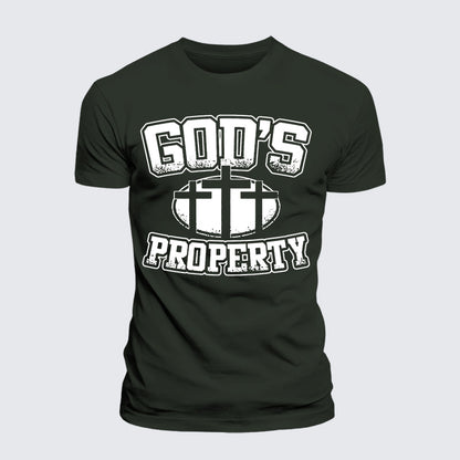 Luxe Mercerized Cotton Tee - Property Of God