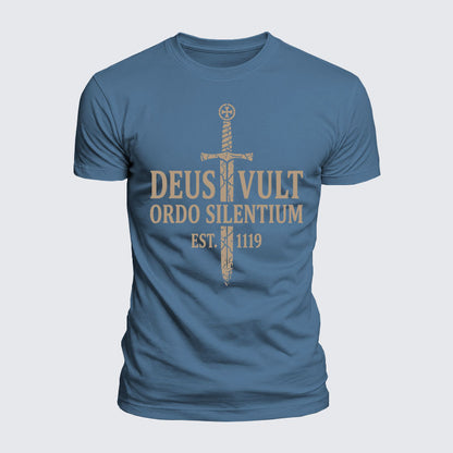 Luxe Mercerized Cotton Tee - Deus Vult