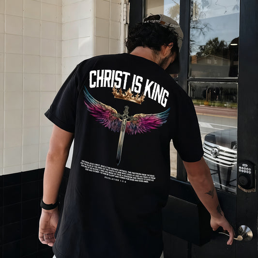 Christ Is King Printed Men's T-shirt