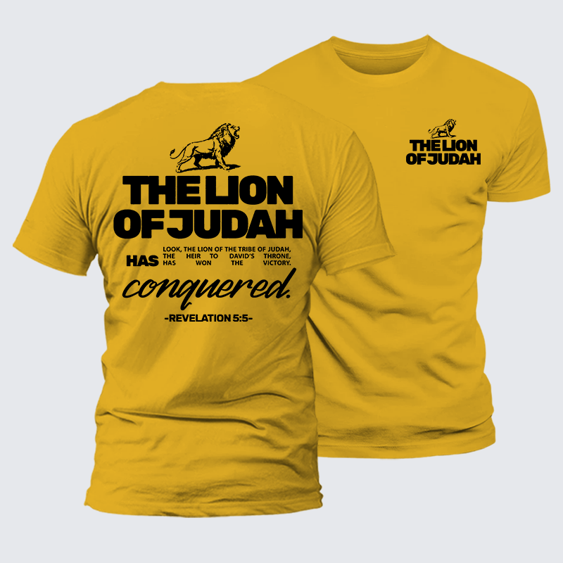 Luxe Mercerized Cotton Tee - The Lion Of Judah