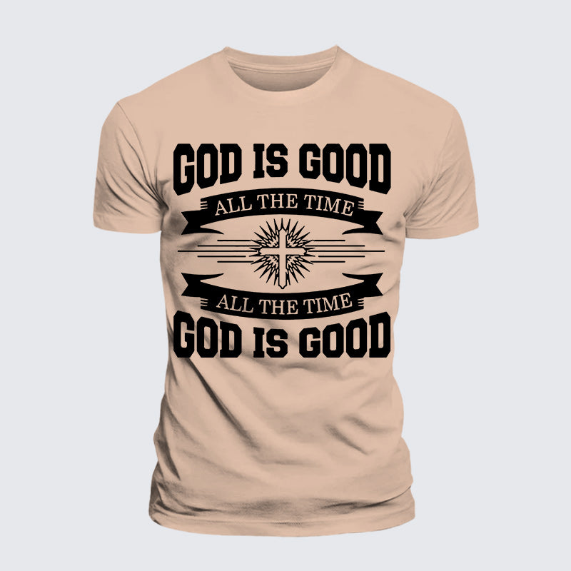 Luxe Mercerized Cotton Tee - God Is Good All The Time