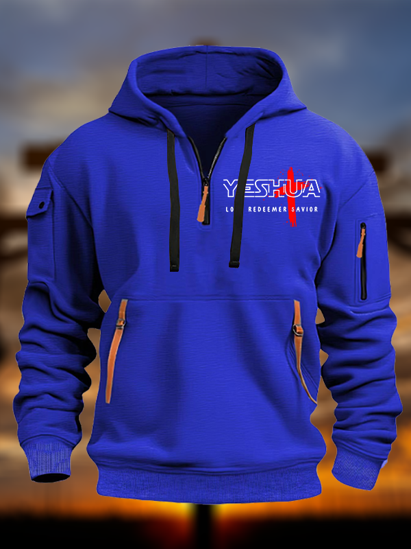 Yeshua Lord Redeemer Savior Jesus God Christian Zipper Hoodies