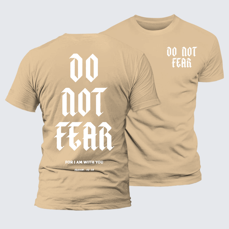 Luxe Mercerized Cotton Tee - Do Not Fear