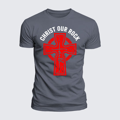 Luxe Mercerized Cotton Tee - Christ Our Rock