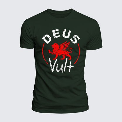Luxe Mercerized Cotton Tee - Deus Vult