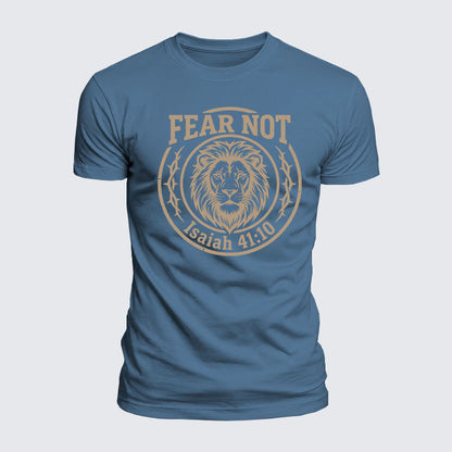 Luxe Mercerized Cotton Tee - Fear Not Isaiah 41:10