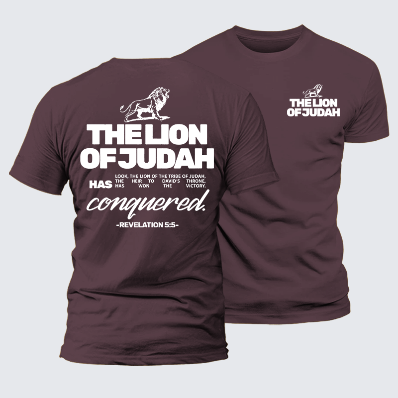 Luxe Mercerized Cotton Tee - The Lion Of Judah