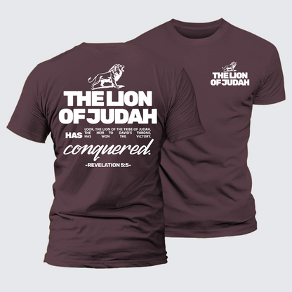 Luxe Mercerized Cotton Tee - The Lion Of Judah