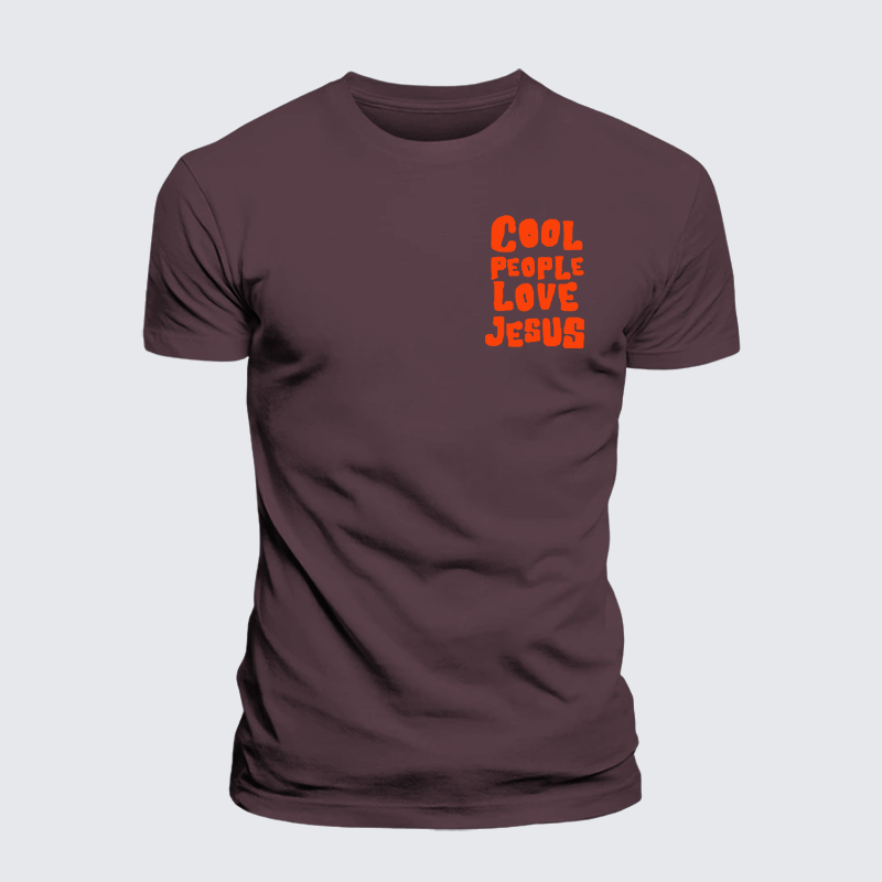 Luxe Mercerized Cotton Tee - Cool People Love Jesus