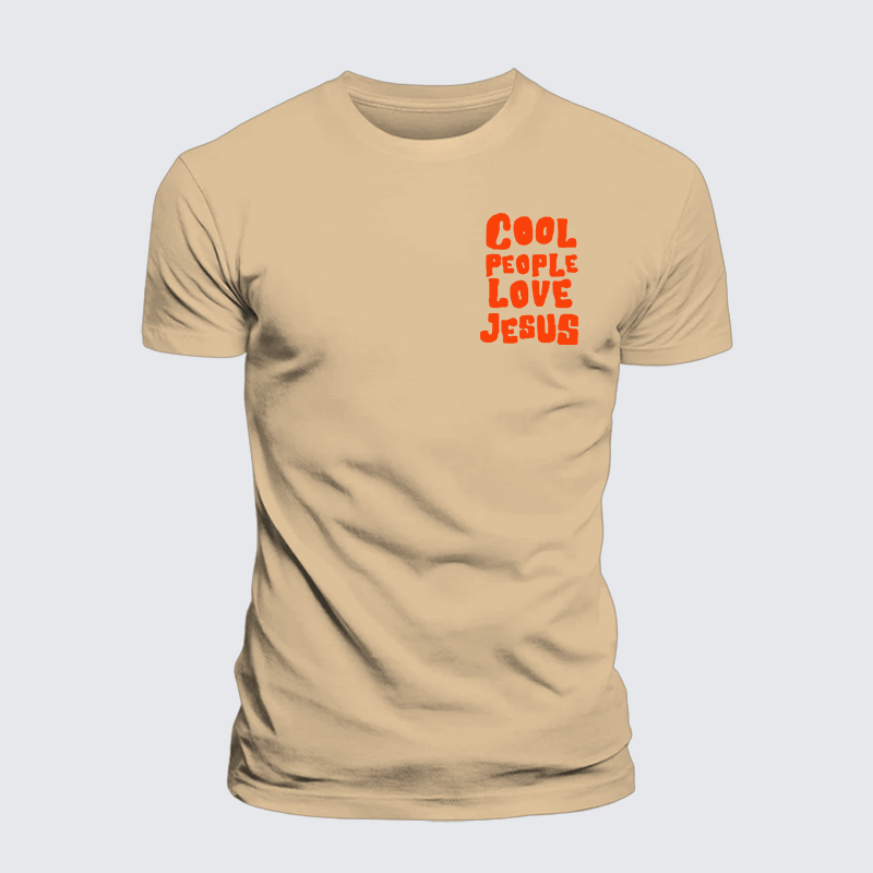 Luxe Mercerized Cotton Tee - Cool People Love Jesus