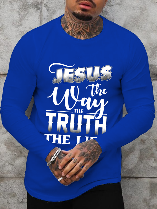 Jesus The Way The Truth The Life Long Sleeve T-Shirt