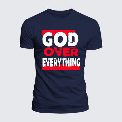 Luxe Mercerized Cotton Tee - God Over Everything