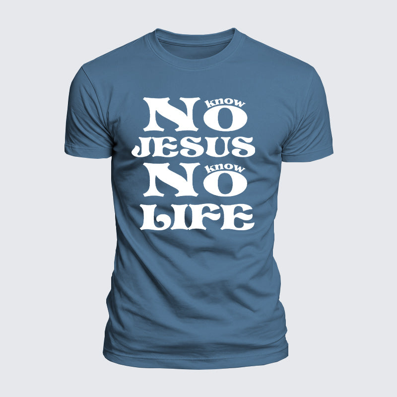 Luxe Mercerized Cotton Tee - No Jesus No Life