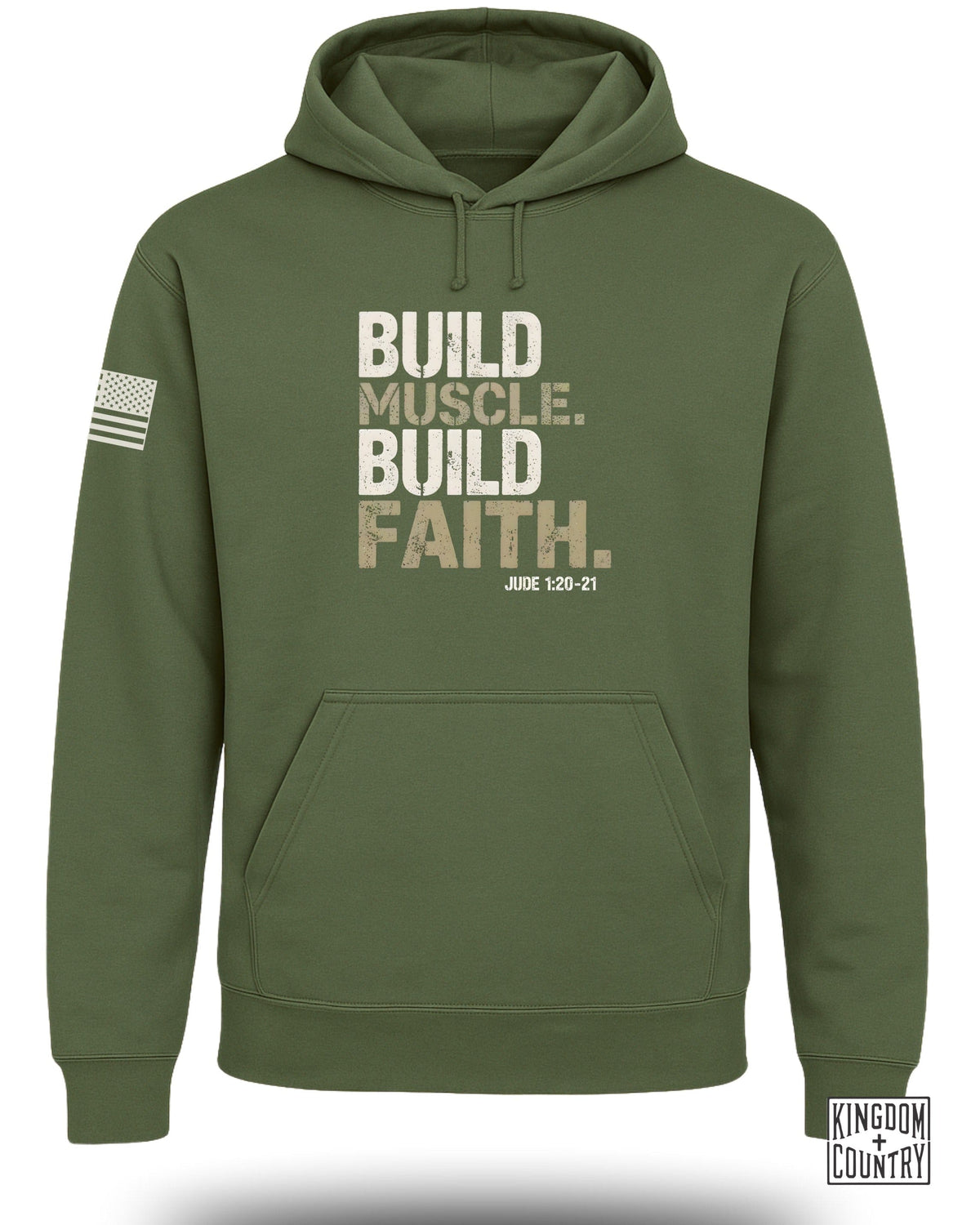 Build Muscle Build Faith Hoodie