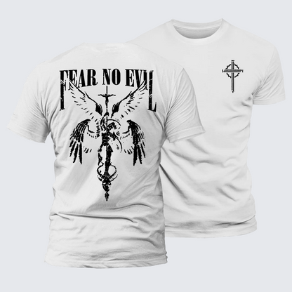 Luxe Mercerized Cotton Tee - Fear No Evil